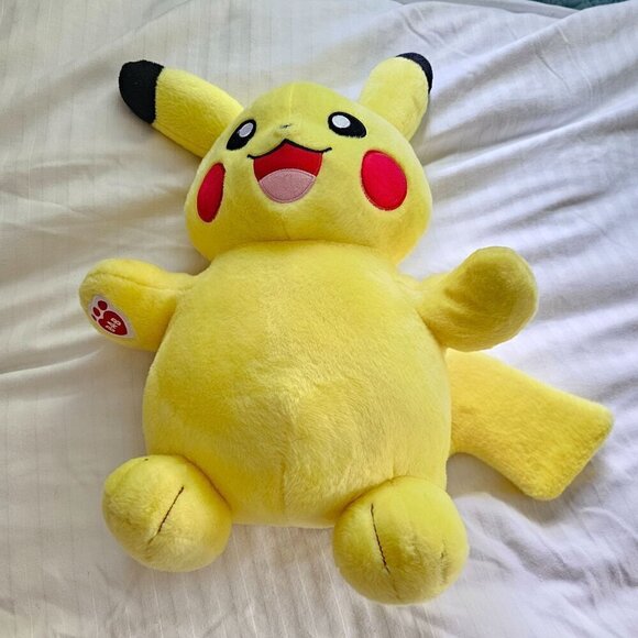 Build-A-Bear Plush Pikachu 16" Stuffed Animal Toy Plush, Yellow - Picture 1 of 7